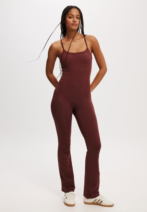 Cotton On - Ultra Soft Striaght Leg Onesie - Cappuccino