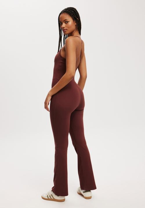 Cotton On - Ultra Soft Striaght Leg Onesie - Cappuccino