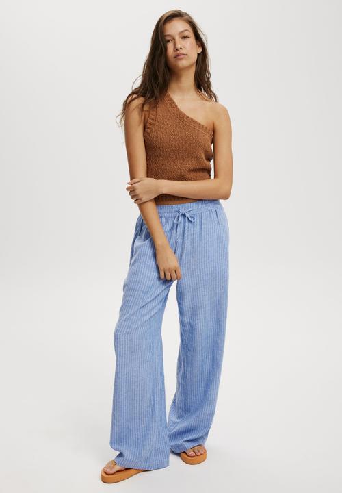 Cotton On - Slub One Shoulder - Pecan