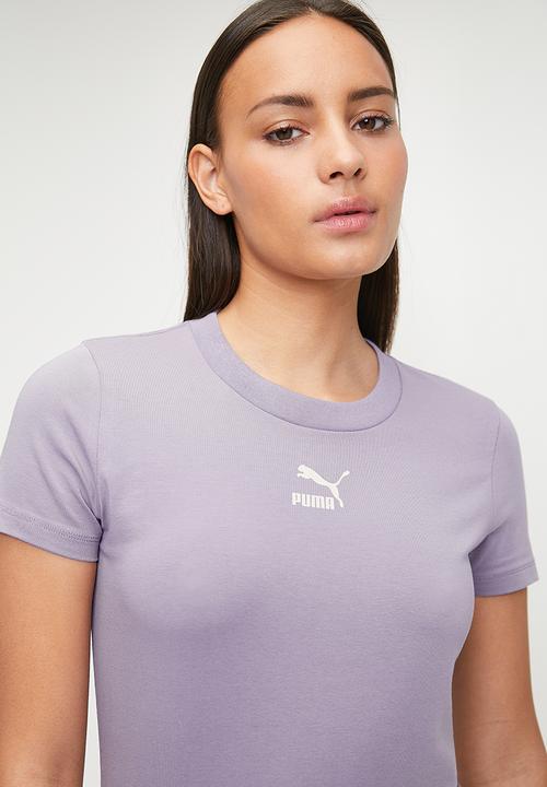 PUMA - Classics Slim Tee - Pale Plum
