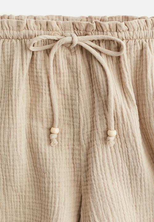 H&M - Muslin shorts - beige