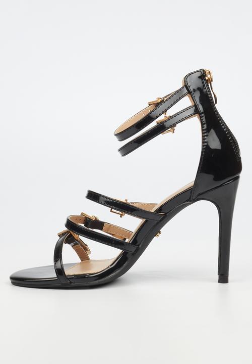 Miss Black - Jazz 27 ankle strap heel - black