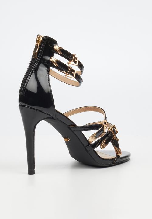 Miss Black - Jazz 27 ankle strap heel - black