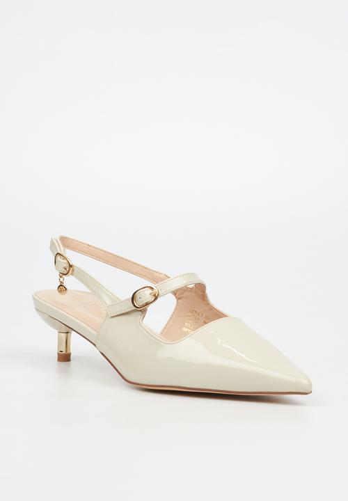 Miss Black - Little 3 midi heel - stone