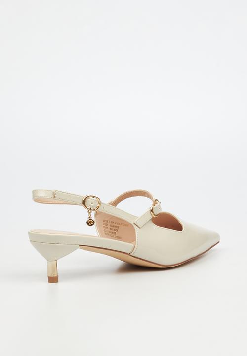 Miss Black - Little 3 midi heel - stone