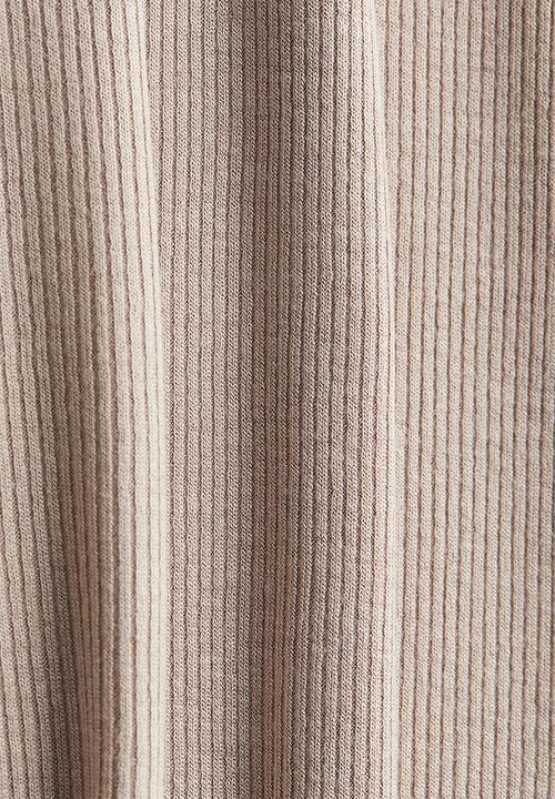 H&M - Mama before & after ribbed jersey trousers - light beige