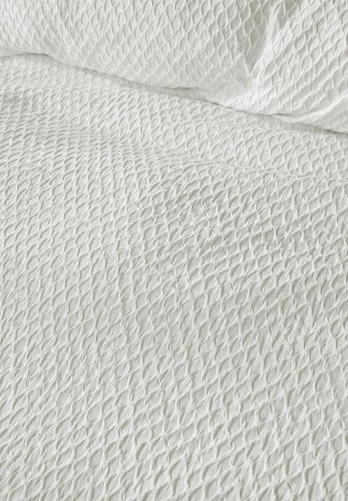 Linen House - Calista Duvet Cover Set - White