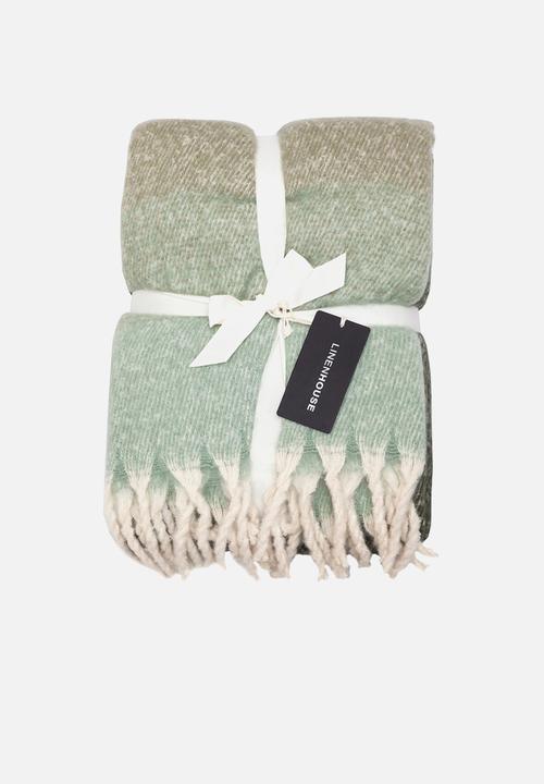 Linen House - Embrace Throw - Eucalyptus