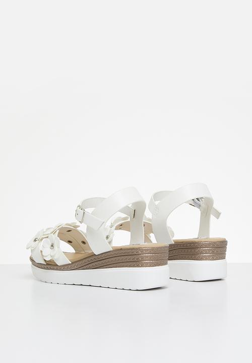 Madison® - Floral sandal - white