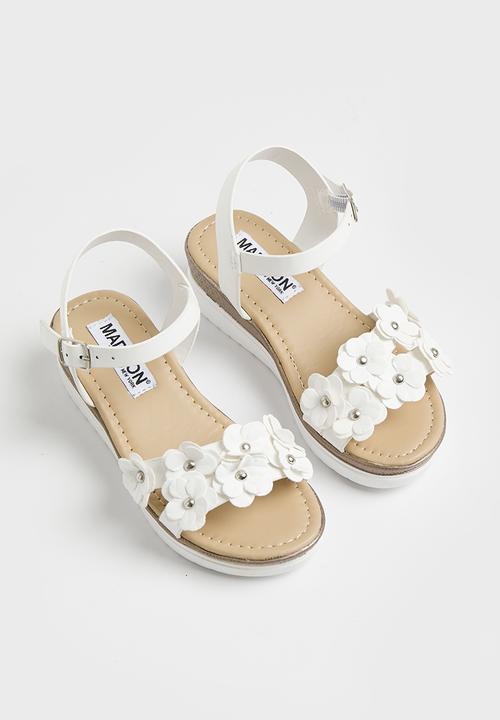 Madison® - Floral sandal - white