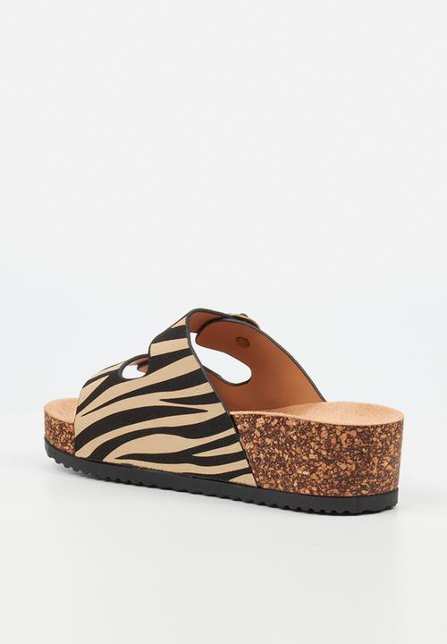 Butterfly Feet - Angelo 1 chunky sandal - zebra