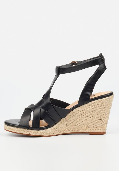 Butterfly Feet - Drayco 15 wedge heel - black