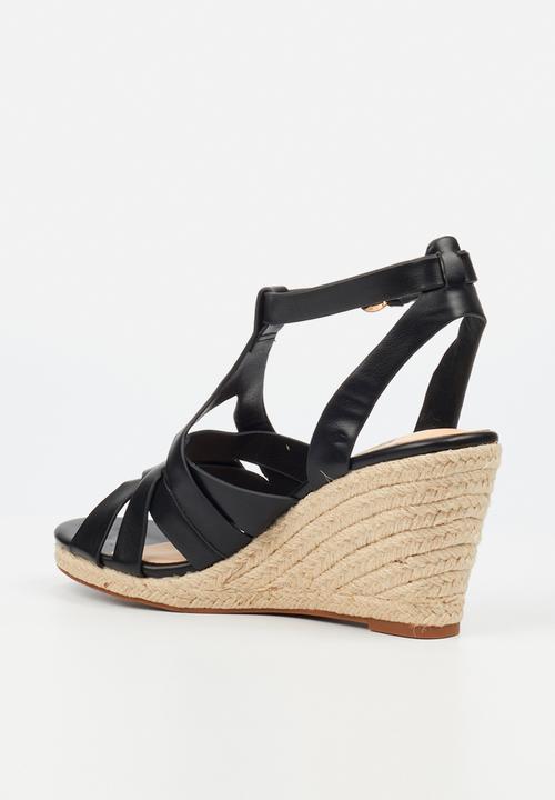 Butterfly Feet - Drayco 15 wedge heel - black