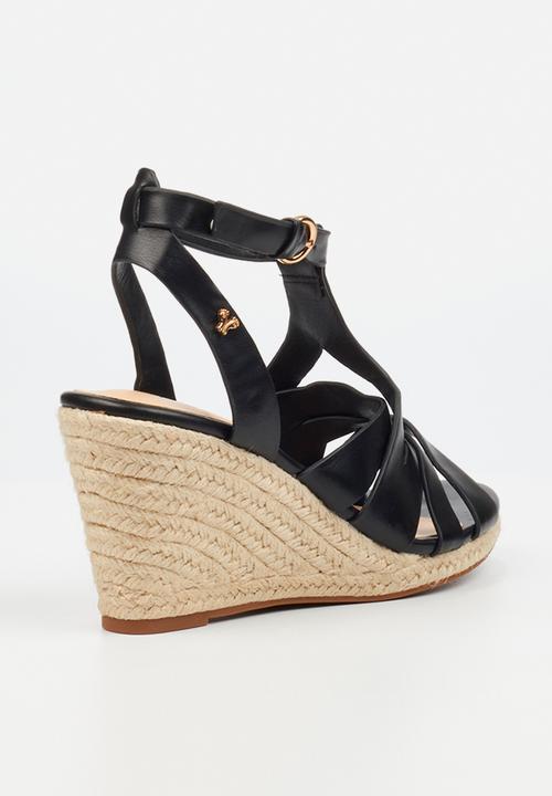 Butterfly Feet - Drayco 15 wedge heel - black
