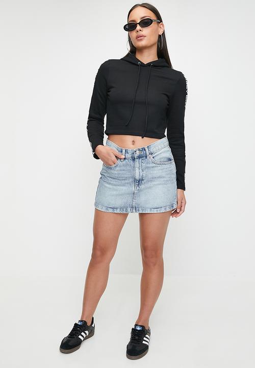 SISSY BOY - Growl Power: Basic Hoodie With Branded Tape - Black