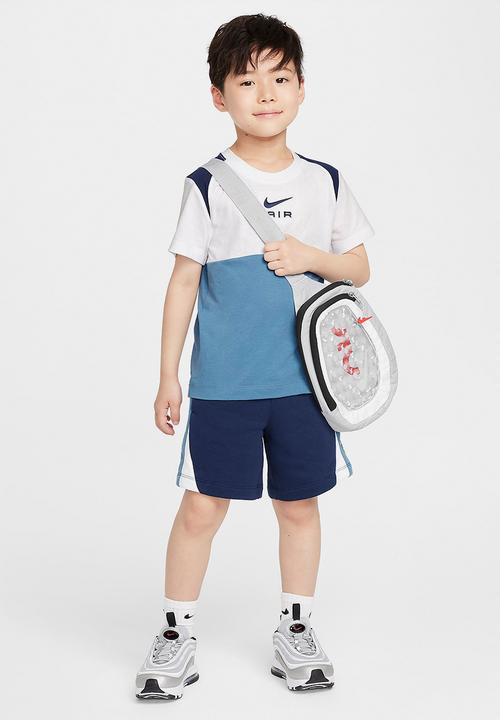 nike fleece shorts set