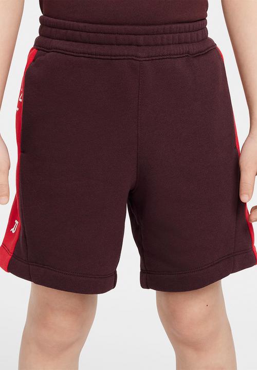 Nike - Nkb b nk nike air fleece short - burgundy crush