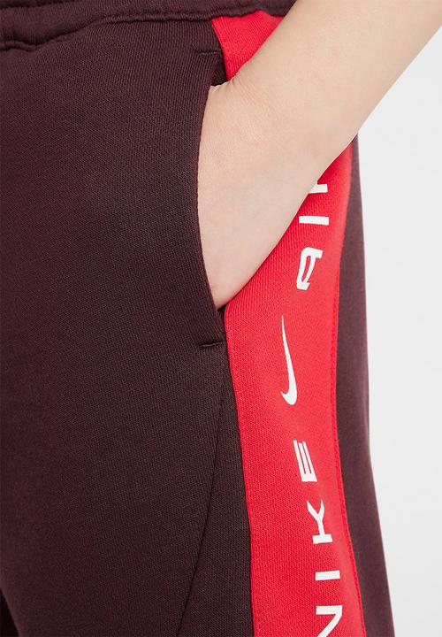 Nike - Nkb b nk nike air fleece short - burgundy crush