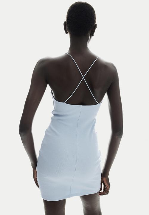 H&M - Low-back strappy dress - blue