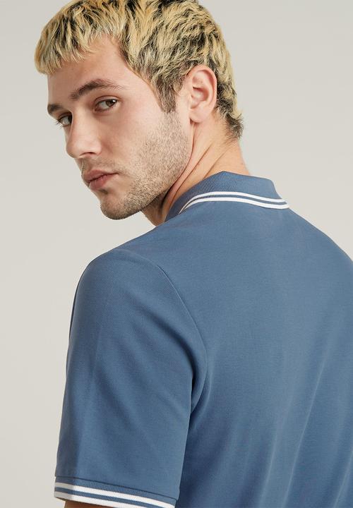 G-STAR - Dunda slim stripe polo s\s - avio