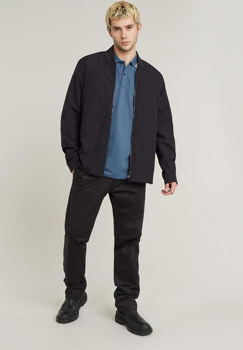 G-STAR - Dunda slim stripe polo s\s - avio
