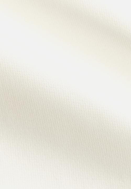 H&M - Off-the-shoulder jersey top - white