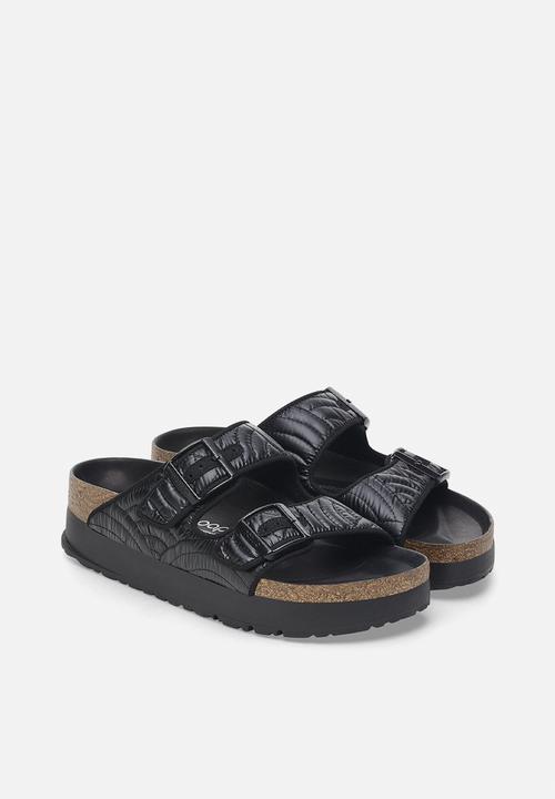 Birkenstock - Arizona platform narrow - puff black