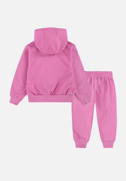 Nike - Nkn lbr ft fz club set - magic flamingo