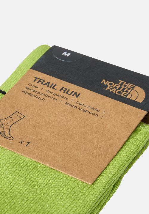 The North Face - Trail run sock crew - fizz lime