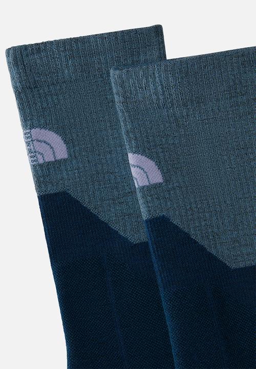 The North Face - Hiking crew sock - midnight petrol-algae blue