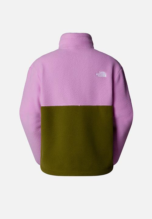 The North Face - W Yumiori ¼ Zip - Forest Olive-Dragonfruit-Tnf Black