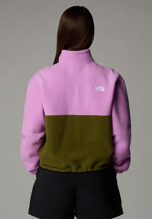 The North Face - W Yumiori ¼ Zip - Forest Olive-Dragonfruit-Tnf Black