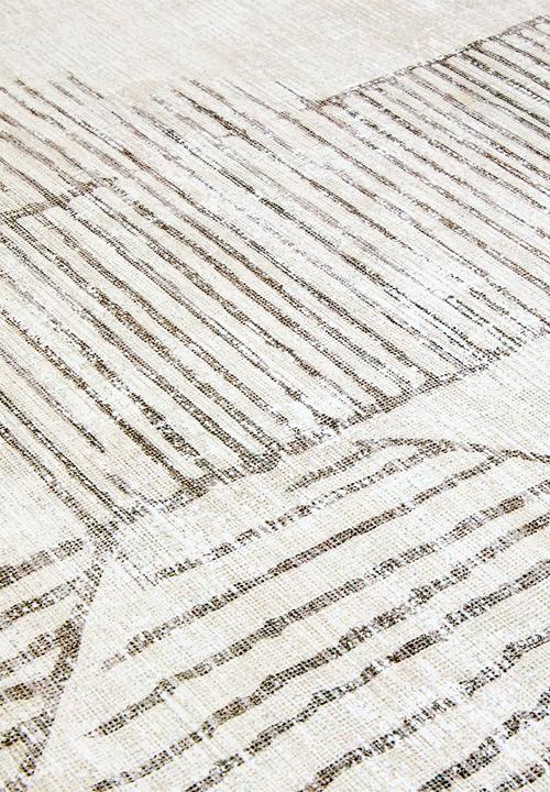 Sixth Floor - Ezra printed rug -Sketch Natural