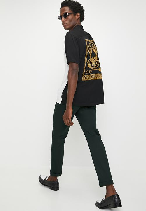 Ben Sherman - Ace Café Bowling Shirt - Black