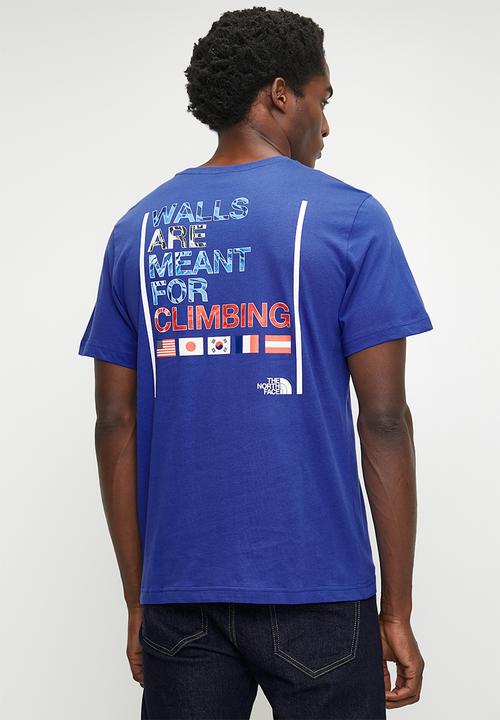 The North Face - M S/s Walls Tee - TNF Blue (CZ6)