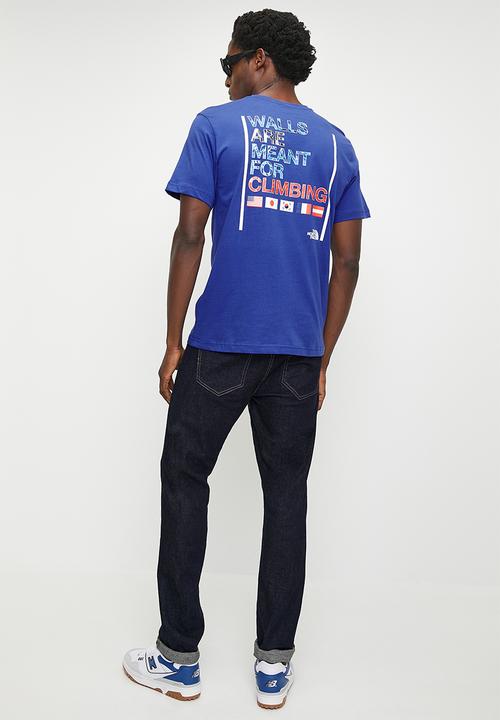 The North Face - M S/s Walls Tee - TNF Blue (CZ6)