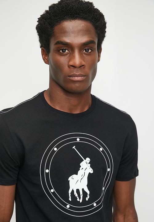 POLO - Chris Type Printed Short sleeve Tee - Black