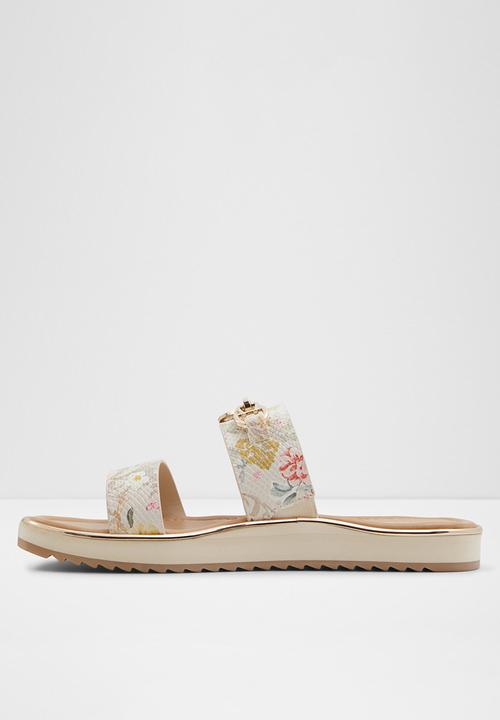 ALDO - Aderrar Flatform Slide  - Beige Overflow