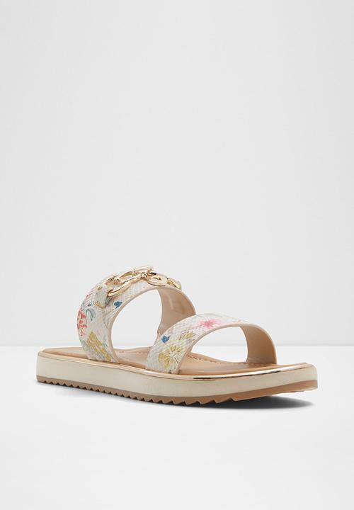 ALDO - Aderrar Flatform Slide  - Beige Overflow