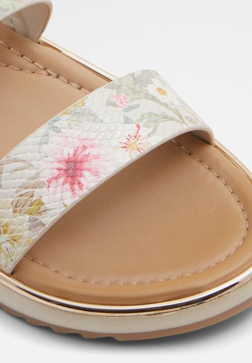 ALDO - Aderrar Flatform Slide  - Beige Overflow
