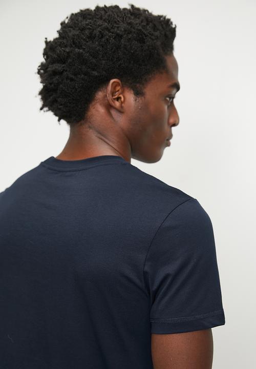 GUESS - Short sleeve  cn guess logo tee - smart blue
