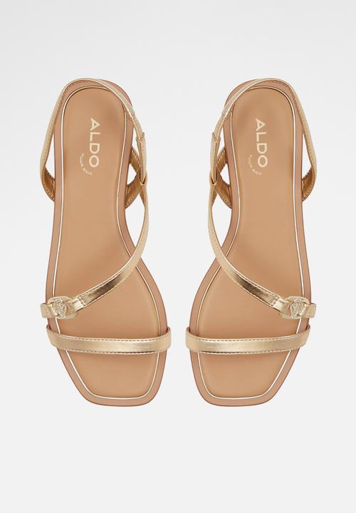 ALDO - Amsale Strappy Slingback Sandal - Gold