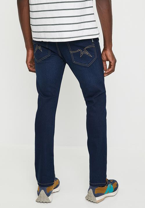 SOVIET - Alcazar #9   Slim Leg Denim - Dark Indigo
