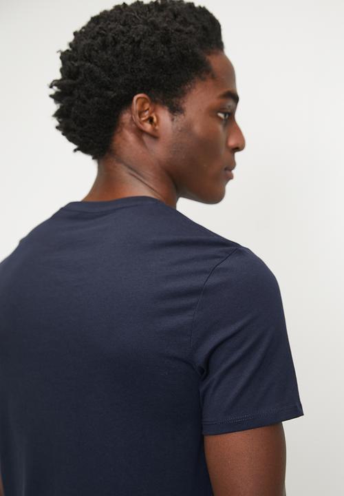 GUESS - cn ss original logo tee - smart blu