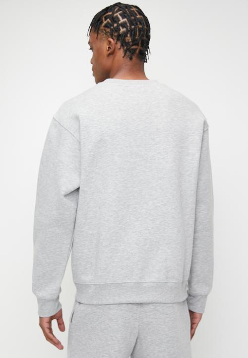 New Balance  - New Balance Brushed Fleece Crew - Athletic Grey
