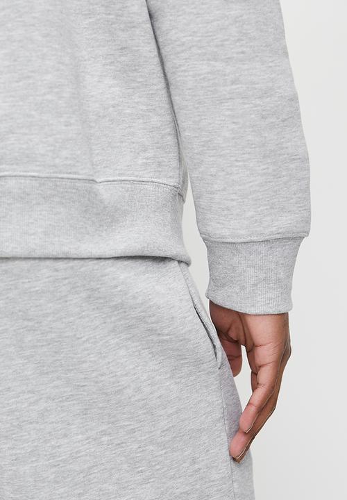 New Balance  - New Balance Brushed Fleece Crew - Athletic Grey