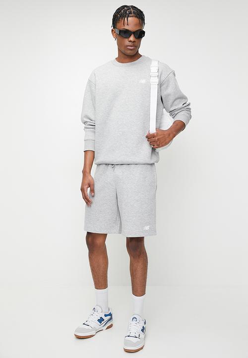 New Balance  - New Balance Brushed Fleece Crew - Athletic Grey