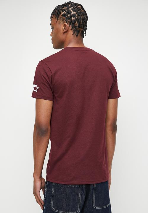 Starter - Starter 1971 tee - maroon & white