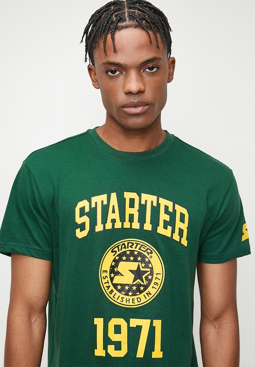Starter - Starter 1971 tee - green & yellow
