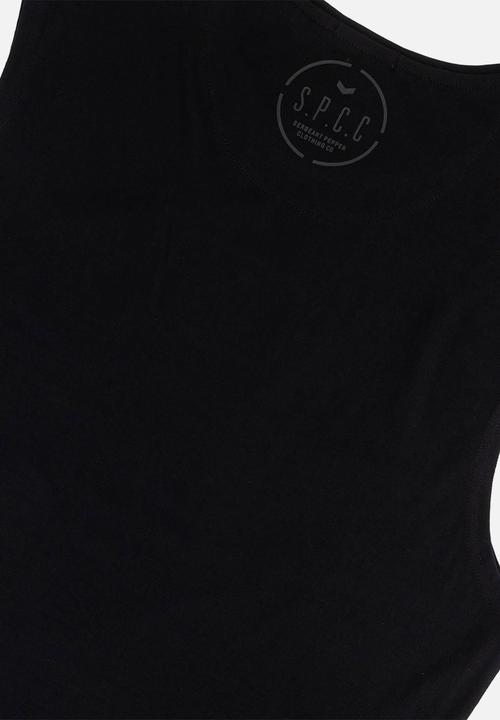 S.P.C.C - Brabin Sleeveless Tee - Black